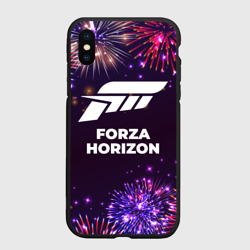 Чехол для iPhone XS Max матовый Праздничный Forza Horizon