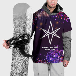 Накидка на куртку 3D Праздничный Bring Me the Horizon Star