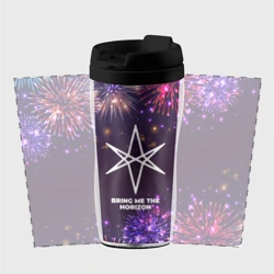 Термокружка-непроливайка Праздничный Bring Me the Horizon Star - фото 2