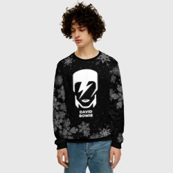 Мужской свитшот 3D Снежный David Bowie - фото 2