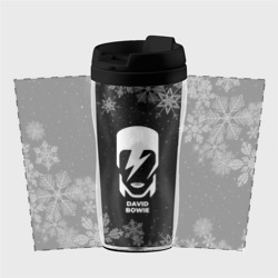 Термокружка-непроливайка Снежный David Bowie - фото 2