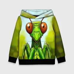 Детская толстовка 3D Голова богомола