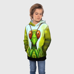 Детская толстовка 3D Голова богомола - фото 2