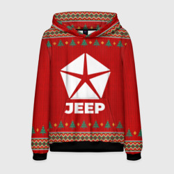 Мужская толстовка 3D Jeep new year