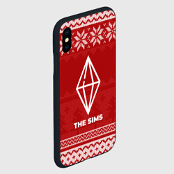 Чехол для iPhone XS Max матовый Новогодний The Sims - фото 2