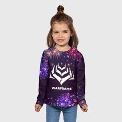 Детский лонгслив 3D Праздничный Warframe - фото 2