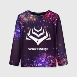 Детский лонгслив 3D Праздничный Warframe