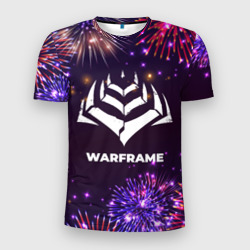 Мужская футболка 3D Slim Праздничный Warframe