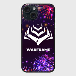 Чехол силиконовый для Apple iPhone 15 матовый Праздничный Warframe