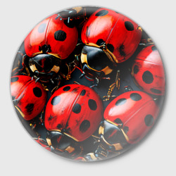 Значок Большие божьи коровки