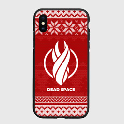 Чехол для iPhone XS Max матовый Новогодний Dead Space