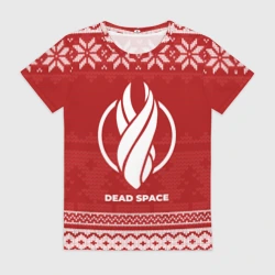 Женская футболка 3D Новогодний Dead Space