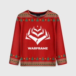 Детский лонгслив 3D Warframe new year