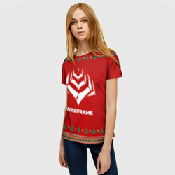 Женская футболка 3D Warframe new year - фото 2
