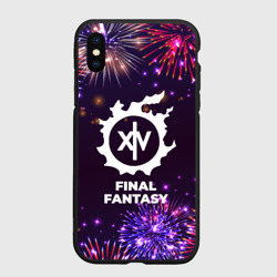 Чехол для iPhone XS Max матовый Праздничный Final Fantasy
