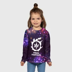Детский лонгслив 3D Праздничный Final Fantasy - фото 2