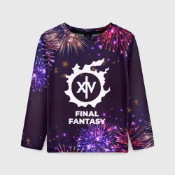 Детский лонгслив 3D Праздничный Final Fantasy