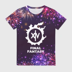 Женская футболка 3D Праздничный Final Fantasy