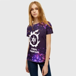 Женская футболка 3D Праздничный Final Fantasy - фото 2