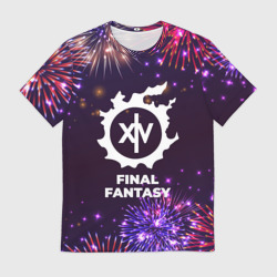 Мужская футболка 3D Праздничный Final Fantasy