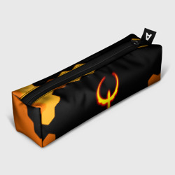 Пенал школьный 3D Квейк соты огненное лого