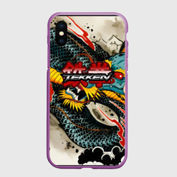 Чехол для iPhone XS Max матовый Tekken dragon tatoo