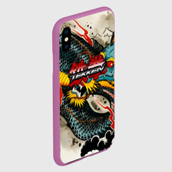 Чехол для iPhone XS Max матовый Tekken dragon tatoo - фото 2