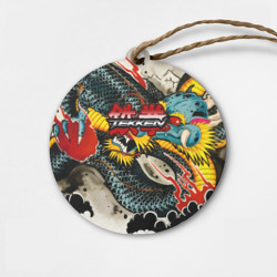 Деревянная игрушка круг Tekken dragon tatoo