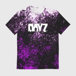 Мужская футболка 3D Dayz неоновые краски