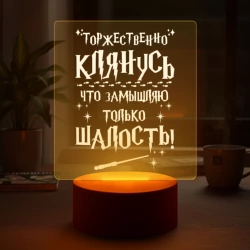 Светильник-ночник Замышляю только  шалость - фото 2