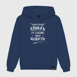 Женская толстовка хлопок Замышляю только  шалость