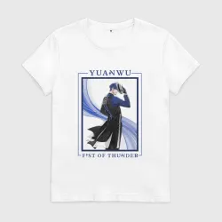 Женская футболка хлопок Yuanwu Fist of Thunder