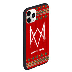 Чехол для iPhone 11 Pro Max матовый Watch Dogs new year - фото 2