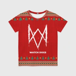 Детская футболка 3D Watch Dogs new year