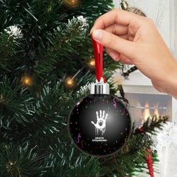 Ёлочный шар Death Stranding конфети - фото 2