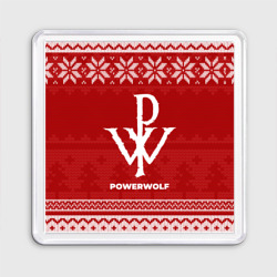 Магнит 55*55 Новогодний Powerwolf