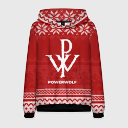 Мужская толстовка 3D Новогодний Powerwolf