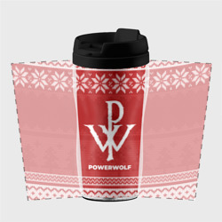 Термокружка-непроливайка Новогодний Powerwolf - фото 2