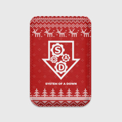 Картхолдер Magsafe магнитный Новогодний System of a Down с оленями