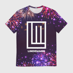 Мужская футболка 3D Праздничный Lindemann