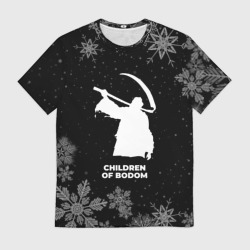 Мужская футболка 3D Снежный Children of Bodom