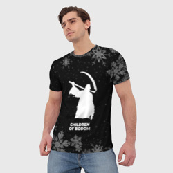Мужская футболка 3D Снежный Children of Bodom - фото 2