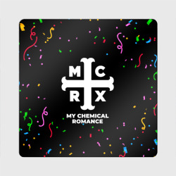 Магнит виниловый Квадрат My Chemical Romance конфети