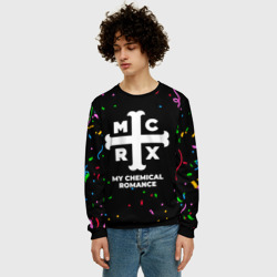 Мужской свитшот 3D My Chemical Romance конфети - фото 2