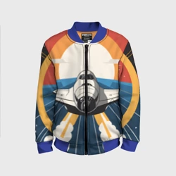 Детский бомбер 3D Скоростной ретро самолет 