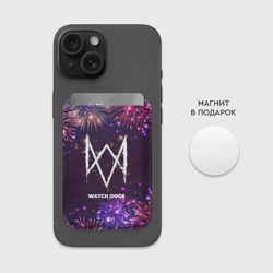 Картхолдер Magsafe магнитный Праздничный Watch Dogs - фото 2