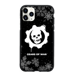 Чехол для iPhone 11 Pro Max матовый Снежный Gears of War