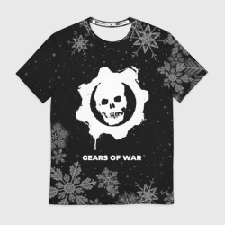 Мужская футболка 3D Снежный Gears of War