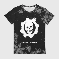 Женская футболка 3D Снежный Gears of War