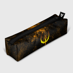 Пенал школьный 3D Quake краски брызги оранжевый